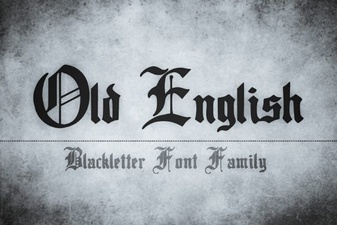 Old English Font Design Ideas for Creative Projects
