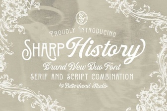 Sharp History Font for Unique Design Projects