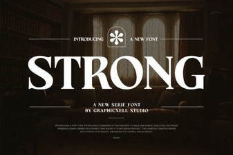 Strong Font for Bold Design and Creative Projects